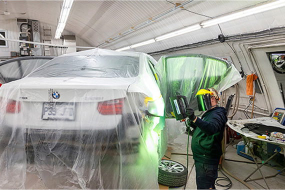 Atelier de carrosserie